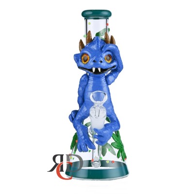 WATER PIPE BEAKER MONSTER GLOW IN DARK WP1715 1CT